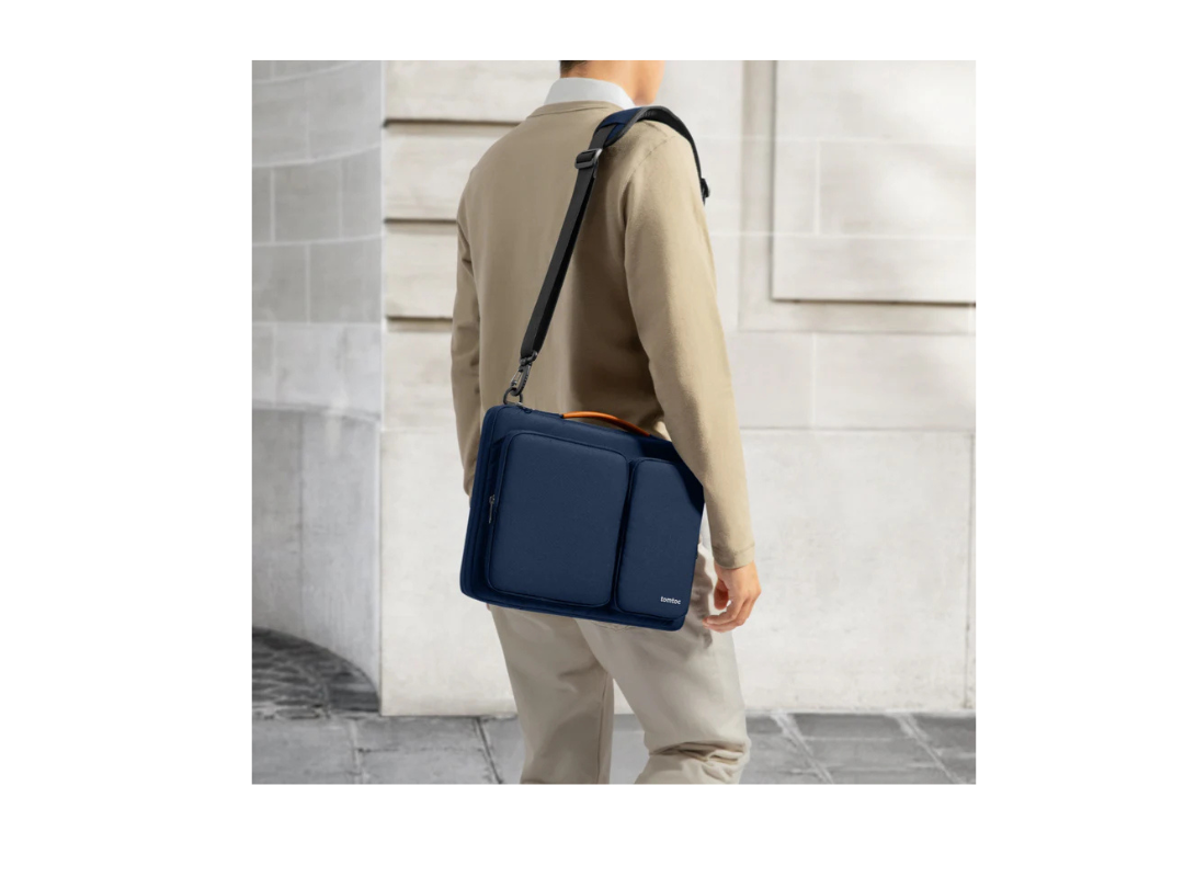 Buy Tomtoc Defender-A42 Laptop Bag for 16-inch MacBook Pro - Navy Blue Buy Tomtoc Defender-A42 Laptop Bag for 16-inch MacBook Pro - Navy Blue